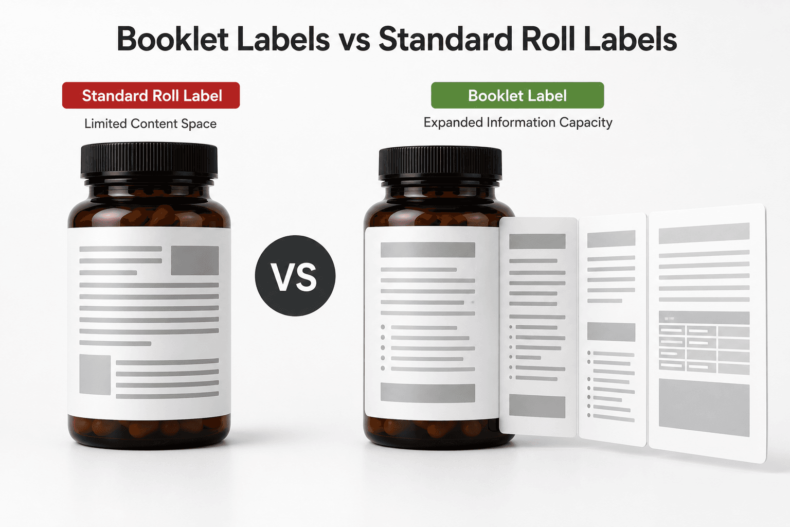 When Brands Need Booklet Labels Instead of Standard Roll Labels